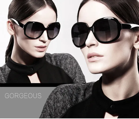 xakxx Women's Retro Vintage Shades Oversized Designer Sunglasses