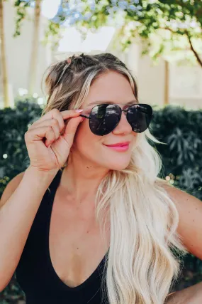 Yara Aviator Sunglasses - Black