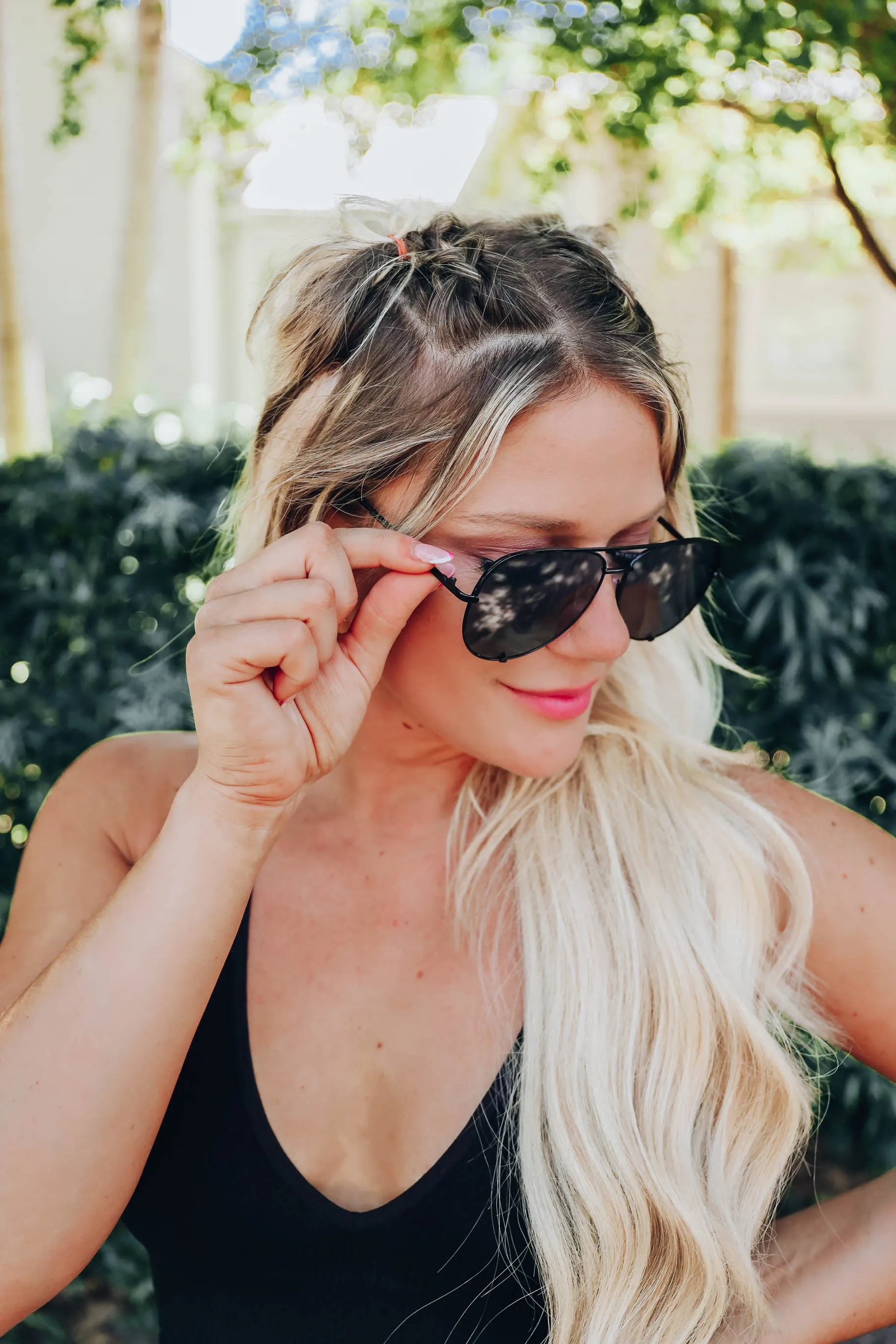 Yara Aviator Sunglasses - Black