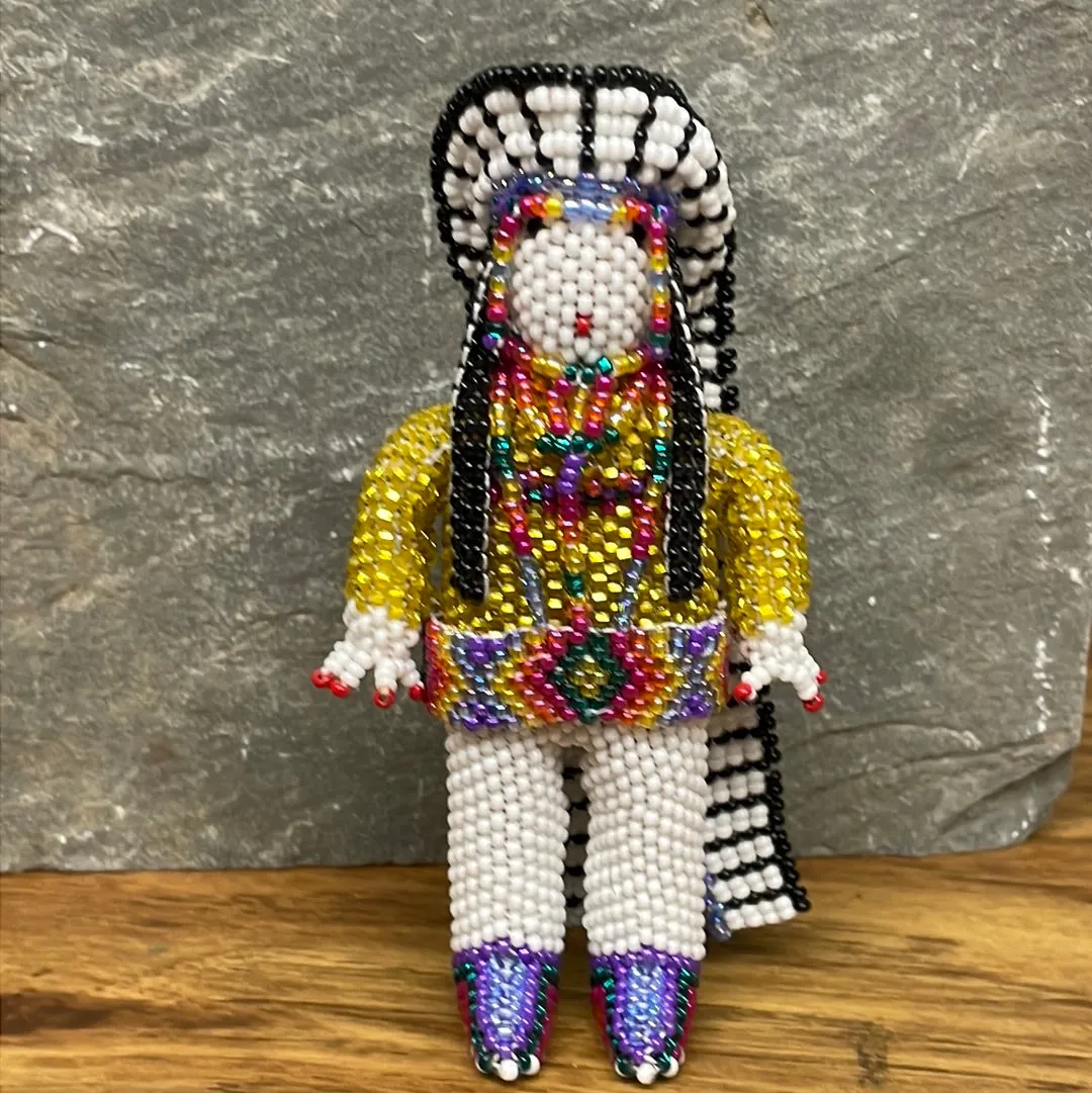Zuni Beaded Native American Indian Chief